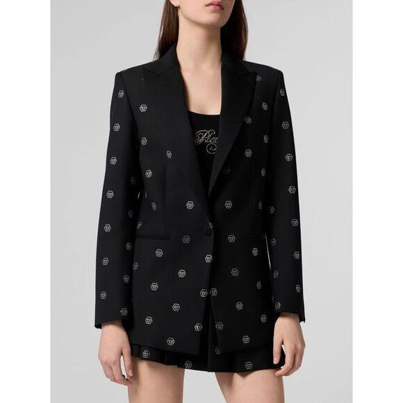 PHILIPP PLEIN Jackets & Blazers - Philipp Plein Jacket Woman Black